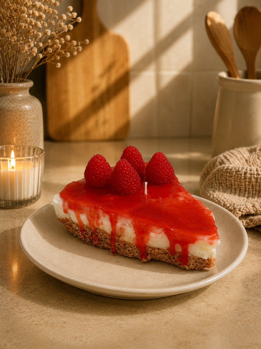 Vela Tarte de Morango