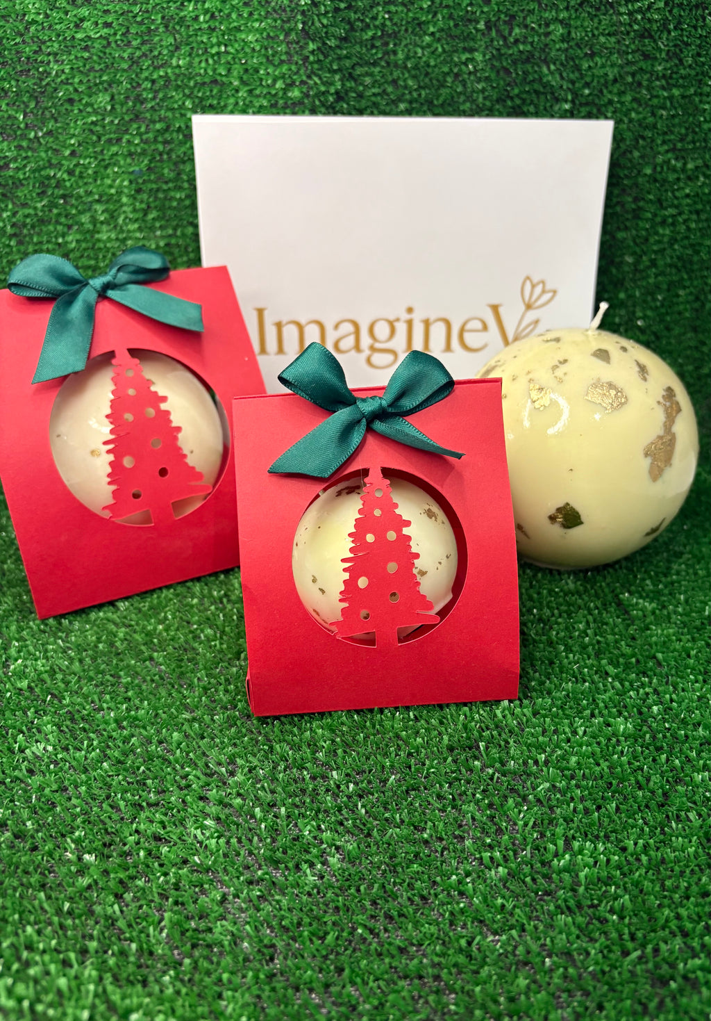 Velas bolas de Natal