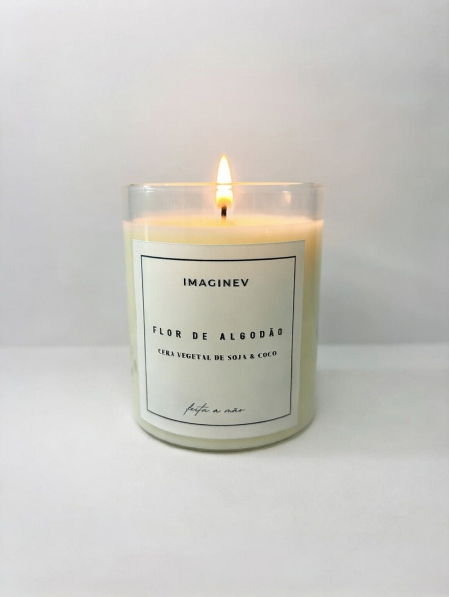 Vela Flor de Algodão