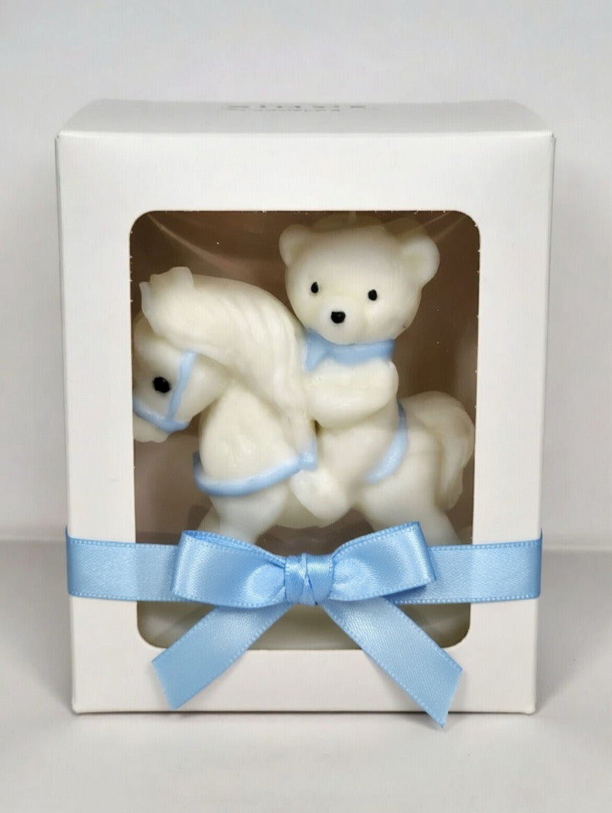 Vela caballito de juguete